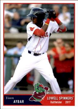 2017 Grandstand Lowell Spinners #NNO Yoan Aybar Front