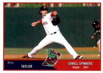 2017 Grandstand Lowell Spinners #NNO Ben Taylor Front