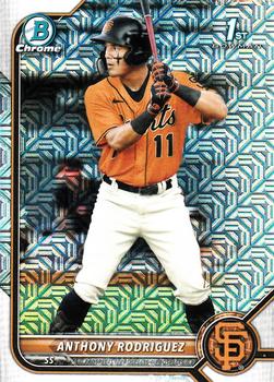 2022 Bowman - Chrome Prospects Mojo Refractor #BCP-26 Anthony Rodriguez Front
