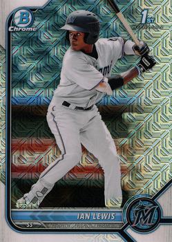 2022 Bowman - Chrome Prospects Mojo Refractor #BCP-96 Ian Lewis Front