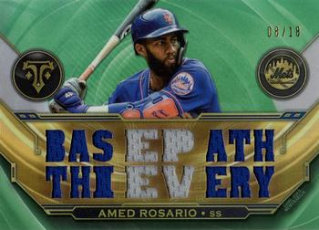 2019 Topps Triple Threads - Triple Threads Relics Emerald #TTR-ARO2 Amed Rosario Front