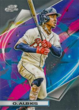 2022 Topps Chrome Cosmic #119 Ozzie Albies Front