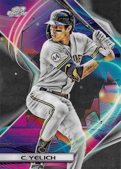 2022 Topps Chrome Cosmic #124 Christian Yelich Front