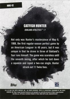 2022 Topps - No-Hit Club #NHC-12 Catfish Hunter Back