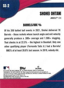 2022 Topps - Significant Statistics #SS-2 Shohei Ohtani Back