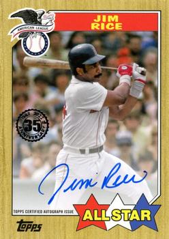 2022 Topps - 1987 Topps Baseball 35th Anniversary All-Stars Autographs #87ASA-JR Jim Rice Front