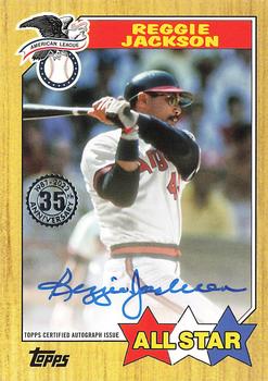 2022 Topps - 1987 Topps Baseball 35th Anniversary All-Stars Autographs #87ASA-RJ Reggie Jackson Front