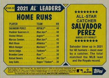 2022 Topps - 1987 Topps Baseball 35th Anniversary All-Stars #87AS-32 Salvador Perez Back