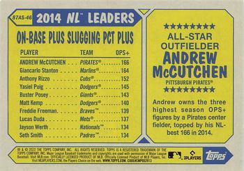 2022 Topps - 1987 Topps Baseball 35th Anniversary All-Stars #87AS-46 Andrew McCutchen Back