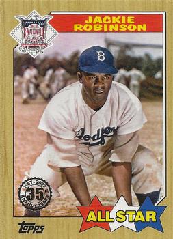 2022 Topps - 1987 Topps Baseball 35th Anniversary All-Stars #87AS-50 Jackie Robinson Front