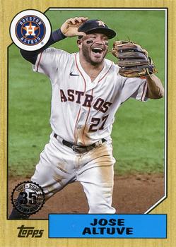 2022 Topps - 1987 Topps Baseball 35th Anniversary (Series Two) #87TB-6 Jose Altuve Front