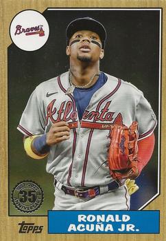 2022 Topps - 1987 Topps Baseball 35th Anniversary (Series Two) #87TB-7 Ronald Acuña Jr. Front