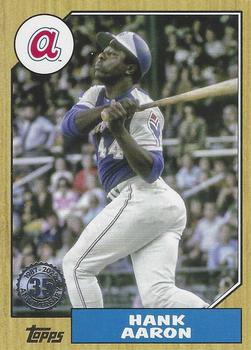 2022 Topps - 1987 Topps Baseball 35th Anniversary (Series Two) #87TB-9 Hank Aaron Front