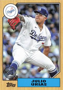 2022 Topps - 1987 Topps Baseball 35th Anniversary (Series Two) #87TB-17 Julio Urias Front