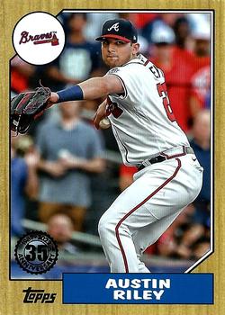 2022 Topps - 1987 Topps Baseball 35th Anniversary (Series Two) #87TB-29 Austin Riley Front