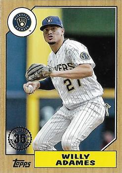 2022 Topps - 1987 Topps Baseball 35th Anniversary (Series Two) #87TB-38 Willy Adames Front