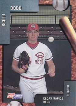 1992 Fleer ProCards Cedar Rapids Reds SGA #1062 Scott Dodd Front