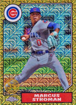 2022 Topps - 1987 Topps Baseball 35th Anniversary Chrome Silver Pack (Series Two) #T87C2-6 Marcus Stroman Front