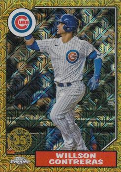 2022 Topps - 1987 Topps Baseball 35th Anniversary Chrome Silver Pack (Series Two) #T87C2-8 Willson Contreras Front