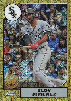 2022 Topps - 1987 Topps Baseball 35th Anniversary Chrome Silver Pack (Series Two) #T87C2-14 Eloy Jimenez Front