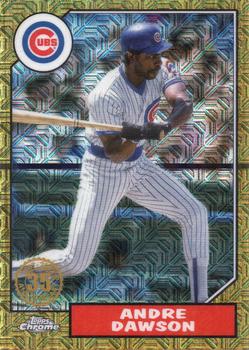 2022 Topps - 1987 Topps Baseball 35th Anniversary Chrome Silver Pack (Series Two) #T87C2-24 Andre Dawson Front