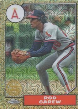2022 Topps - 1987 Topps Baseball 35th Anniversary Chrome Silver Pack (Series Two) #T87C2-30 Rod Carew Front