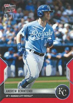 2022 Topps Now Road to Opening Day Kansas City Royals - Red #OD-137 Andrew Benintendi Front