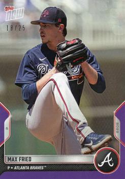 2022 Topps Now Road to Opening Day Atlanta Braves - Purple #OD-235 Max Fried Front