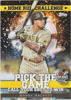 2022 Topps - Home Run Challenge Code Cards (Series Two) #HRC-20 Manny Machado Front