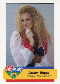 1994 Fleer ProCards Fort Myers Diamond Girls #NNO Jessica Briggs Front