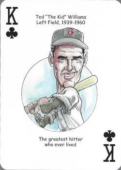 2008 Hero Decks Boston Red Sox Baseball Heroes Playing Cards #K♣ Ted Williams Front