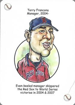 2008 Hero Decks Boston Red Sox Baseball Heroes Playing Cards #NNO Terry Francona Front