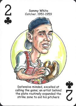 2012 Hero Decks Boston Red Sox Baseball Heroes Playing Cards #2♣ Sammy White Front