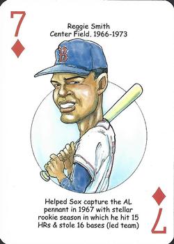 2012 Hero Decks Boston Red Sox Baseball Heroes Playing Cards #7♦ Reggie Smith Front