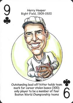 2012 Hero Decks Boston Red Sox Baseball Heroes Playing Cards #9♣ Harry Hooper Front