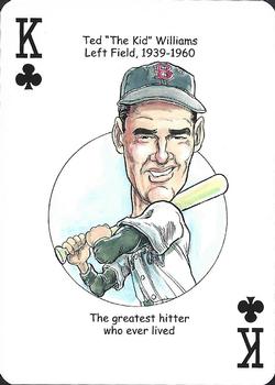 2012 Hero Decks Boston Red Sox Baseball Heroes Playing Cards #K♣ Ted Williams Front