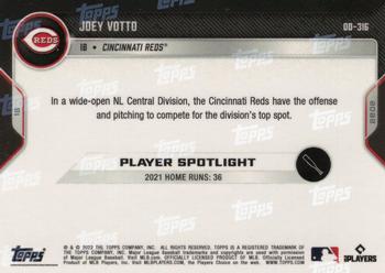 2022 Topps Now Road to Opening Day Cincinnati Reds - Purple #OD-316 Joey Votto Back