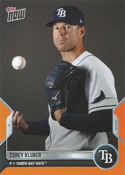 2022 Topps Now Road to Opening Day Tampa Bay Rays - Orange #OD-57 Corey Kluber Front
