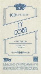 2022 Topps 206 #NNO Ty Cobb Back