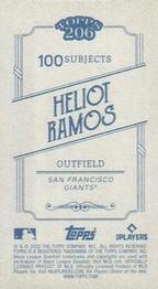 2022 Topps 206 #NNO Heliot Ramos Back
