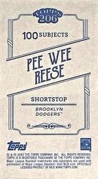 2022 Topps 206 #NNO Pee Wee Reese Back