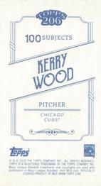 2022 Topps 206 #NNO Kerry Wood Back