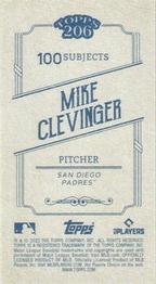 2022 Topps 206 #NNO Mike Clevinger Back
