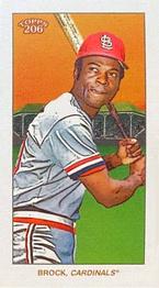 2022 Topps 206 #NNO Lou Brock Front