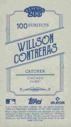 2022 Topps 206 #NNO Willson Contreras Back