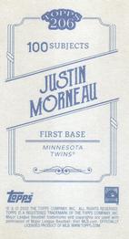 2022 Topps 206 - Wood Paper Stock #NNO Justin Morneau Back