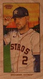 2022 Topps 206 - Wood Paper Stock #NNO Alex Bregman Front