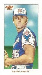 2022 Topps 206 - Blank Back #NNO Phil Niekro Front