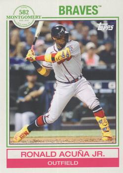 2022 Topps 582 Montgomery Club Set 4 #2 Ronald Acuna Jr Front