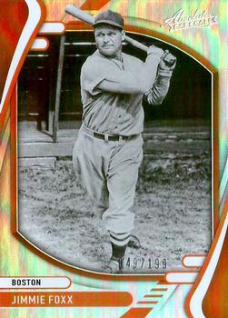 2022 Panini Absolute - Holo Silver #4 Jimmie Foxx Front